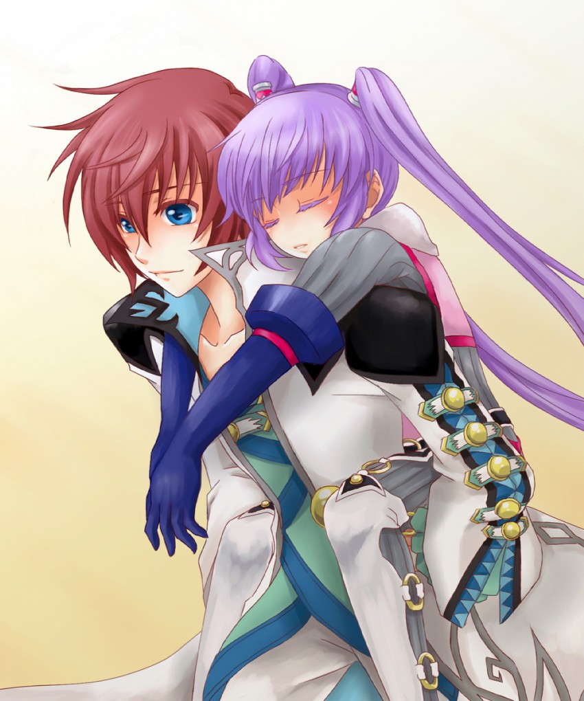 sophie and asbel lhant (tales of and 1 more) drawn by san_(sypay)
