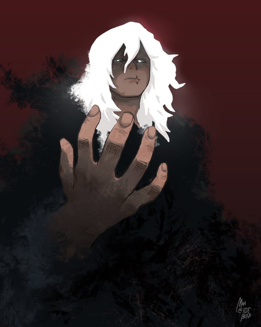 shigaraki tomura (boku no hero academia) drawn by mon_(icebuko)