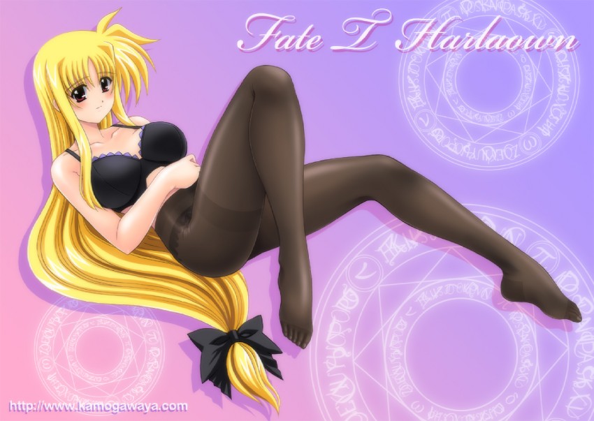 fate testarossa (lyrical nanoha and 1 more) drawn by kamogawa_tanuki