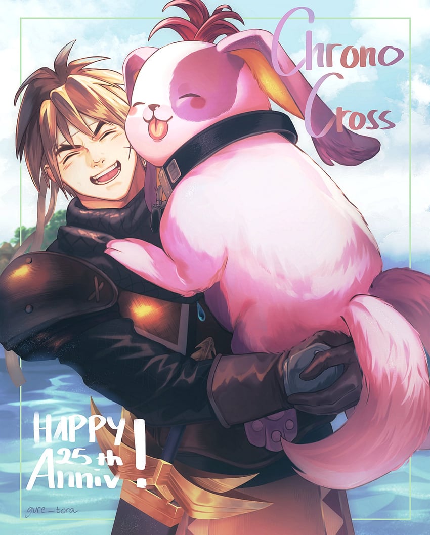 glenn and poshul (chrono cross) drawn by gure_tora