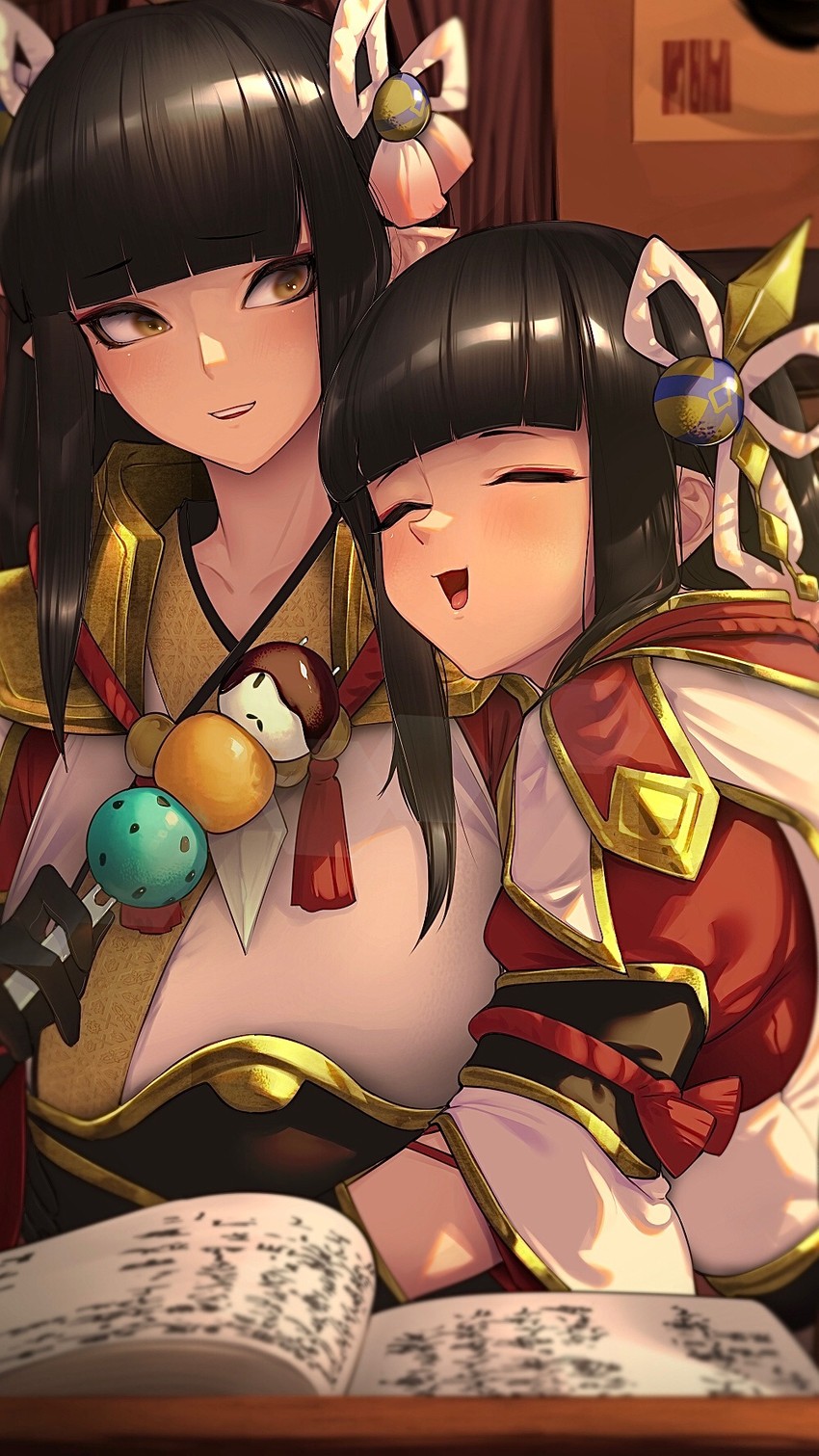 hinoa and minoto (monster hunter and 1 more) drawn by kashu_(hizake)