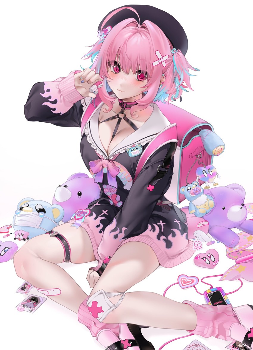 yumemi riamu and altair (idolmaster and 1 more) drawn by unxi