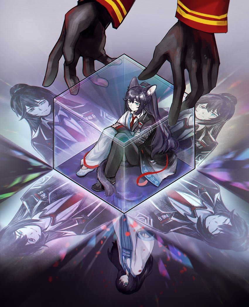hong lu and dante (project moon and 1 more) drawn by flaw_eight