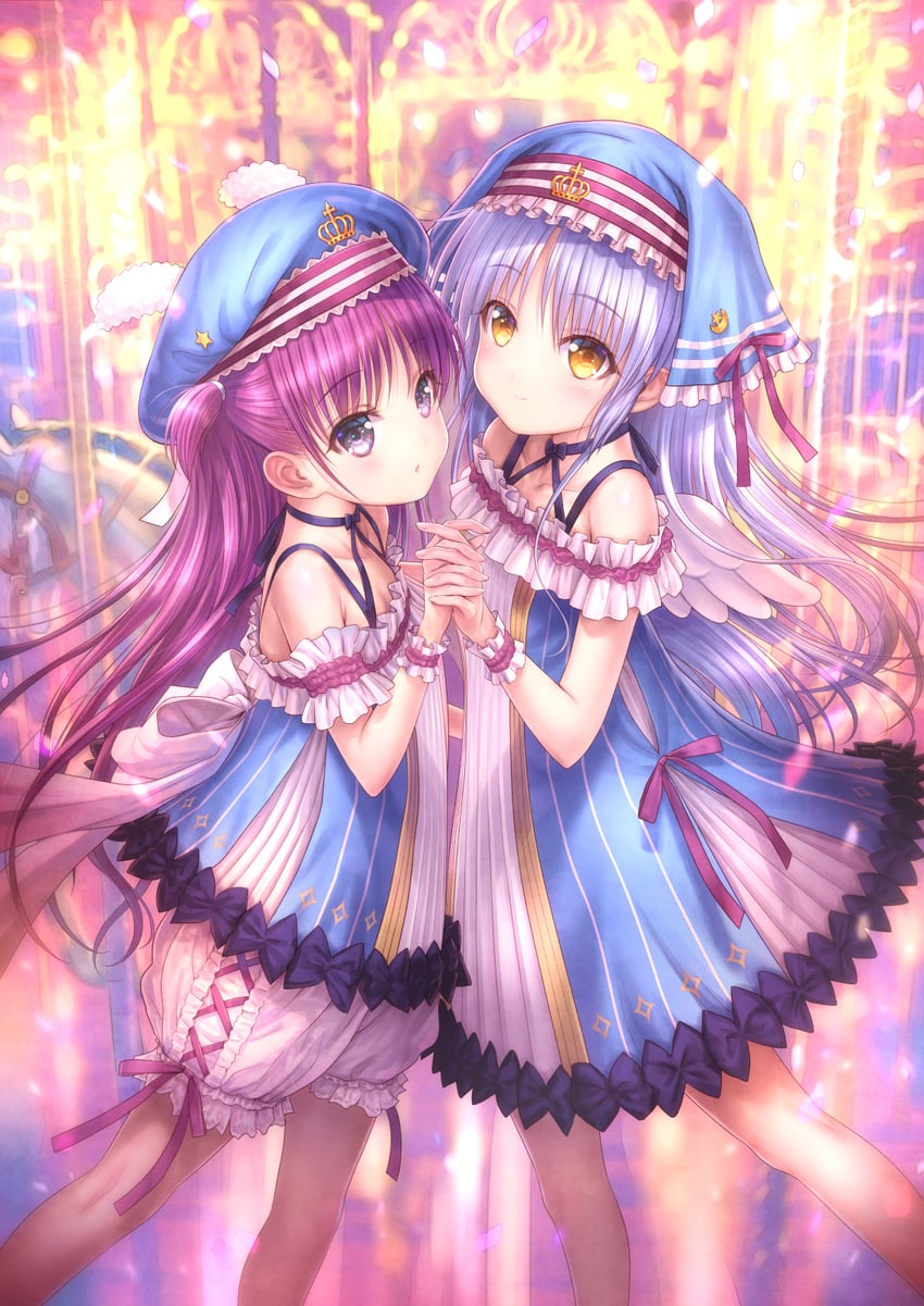 tachibana kanade and katou umi (angel beats! and 2 more) drawn by goto_p