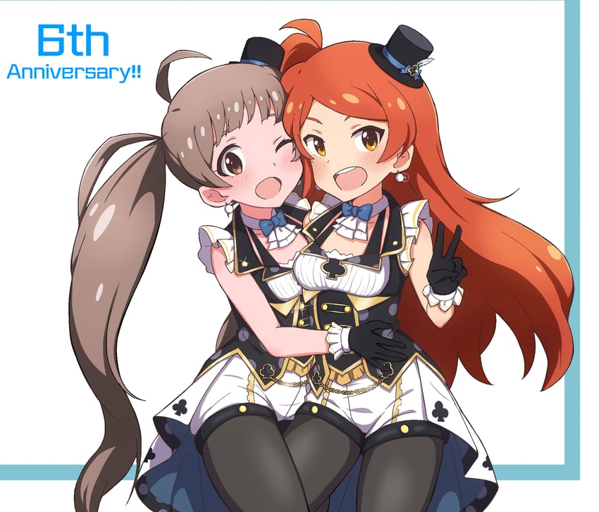 hakozaki serika and ogami tamaki (idolmaster and 2 more) drawn by nejime_(nejimeinu)