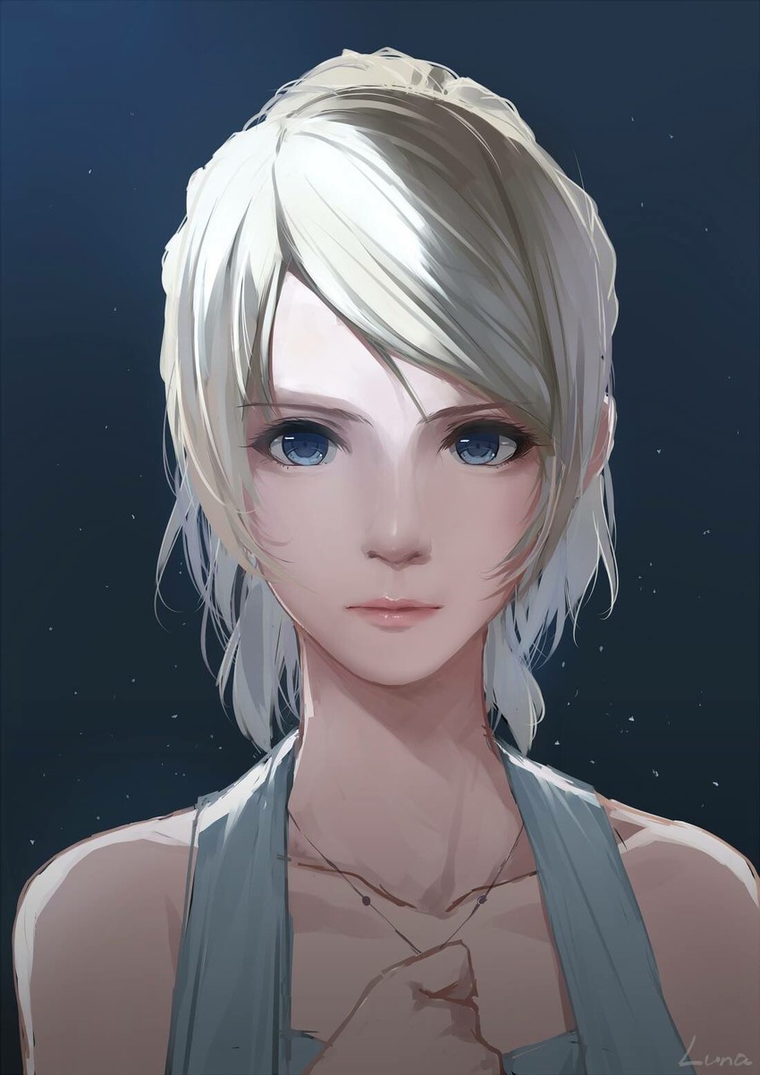 lunafreya nox fleuret (final fantasy and 1 more) drawn by caidychen