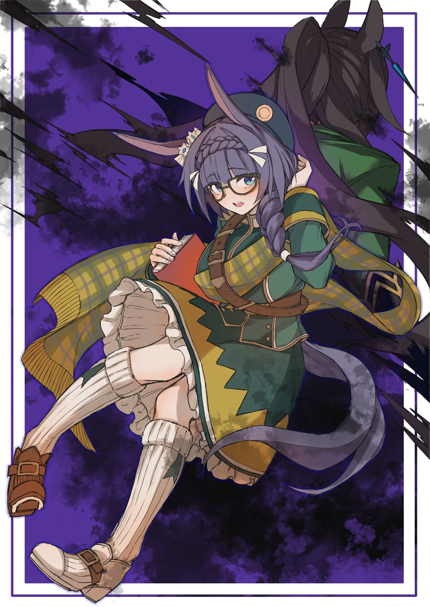 symboli kris s and zenno rob roy (umamusume) drawn by maromaron_taitei