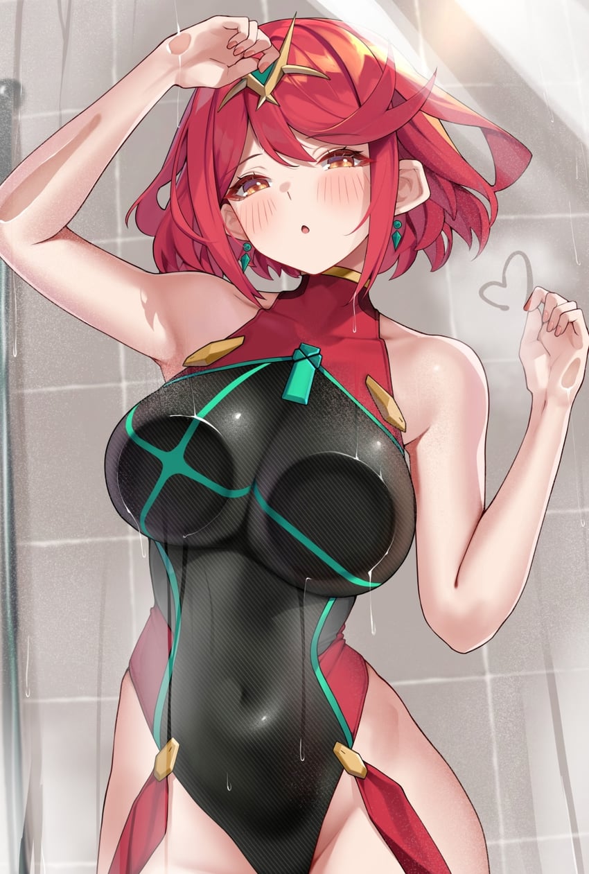 pyra (xenoblade chronicles and 1 more) drawn by matrix16