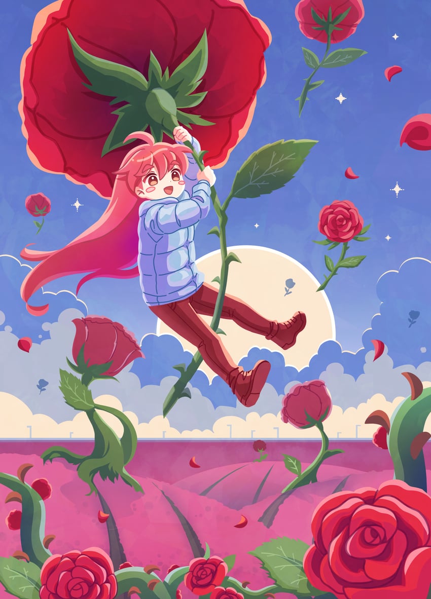 madeline (celeste) drawn by fuwamoko_momen_toufu