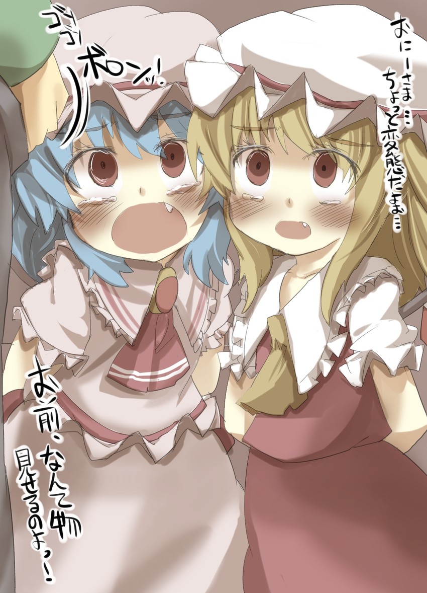remilia scarlet and flandre scarlet (touhou) drawn by gaoo_(frpjx283)