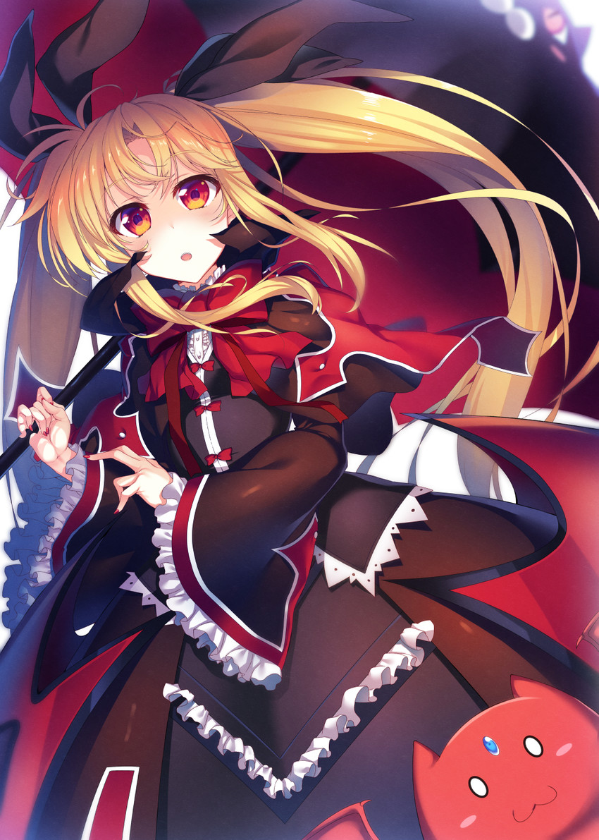 fate testarossa, rachel alucard, gii, and nago (lyrical nanoha and 2 more) drawn by raiou