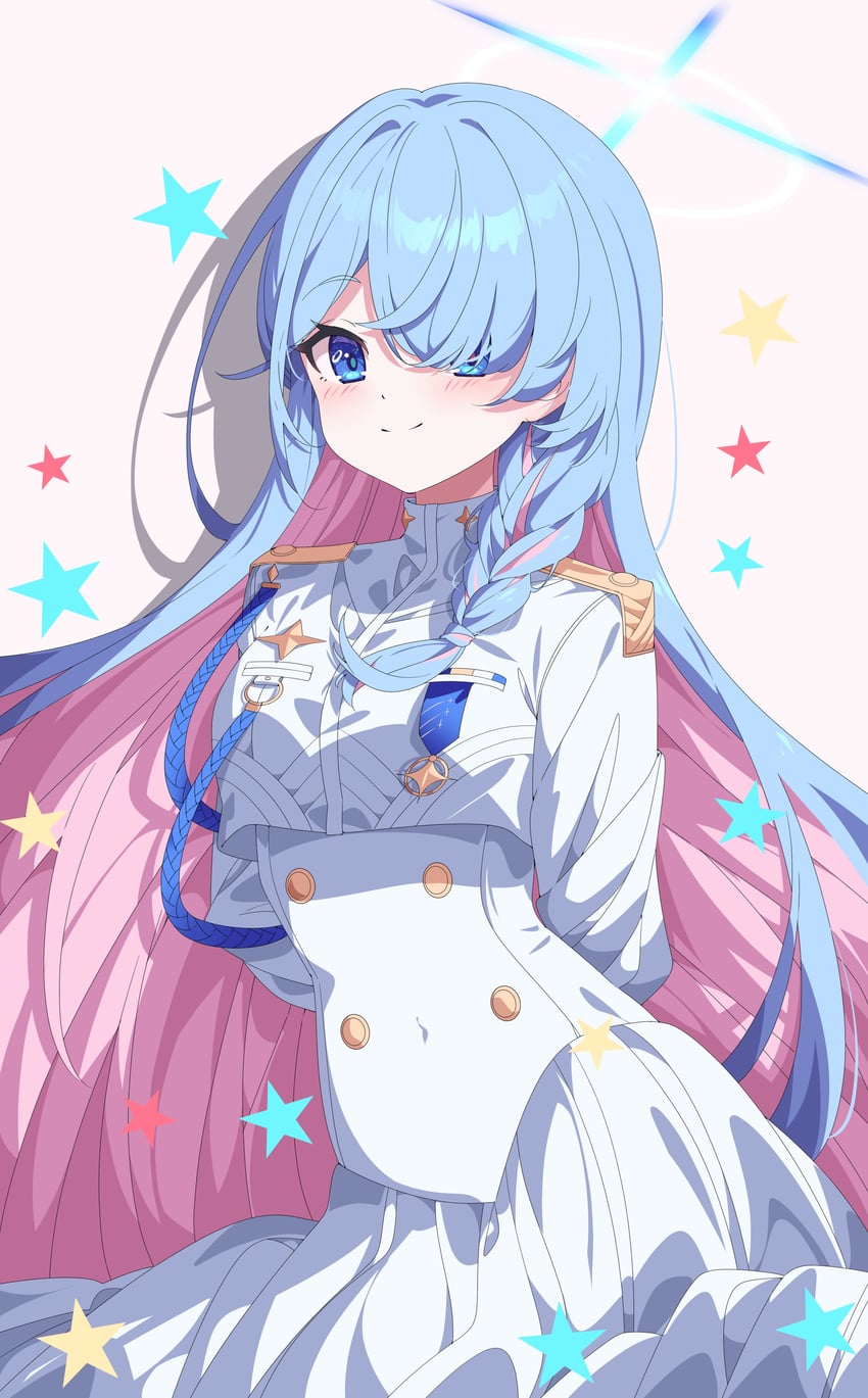 general student council president (blue archive) drawn by hua-huahua