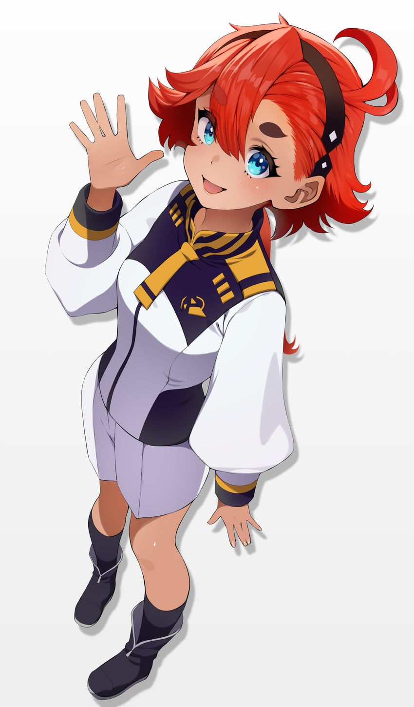 suletta mercury (gundam and 1 more) drawn by plain_222