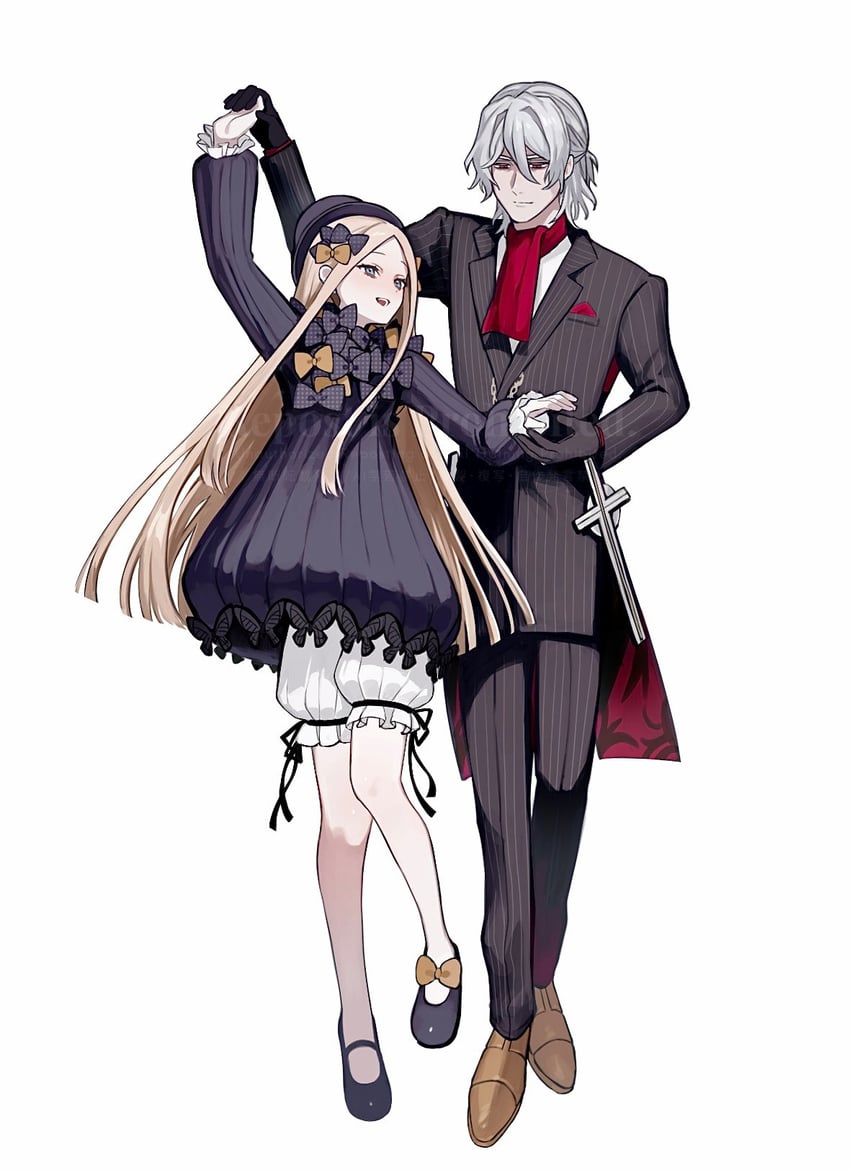 abigail williams and antonio salieri (fate and 1 more) drawn by sumi_(gfgf_045)