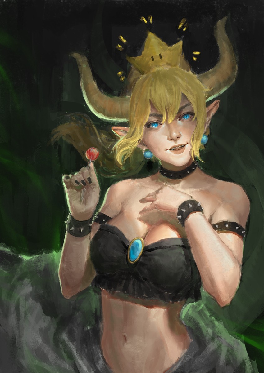 bowsette (mario and 1 more) drawn by juliana_wilhelm