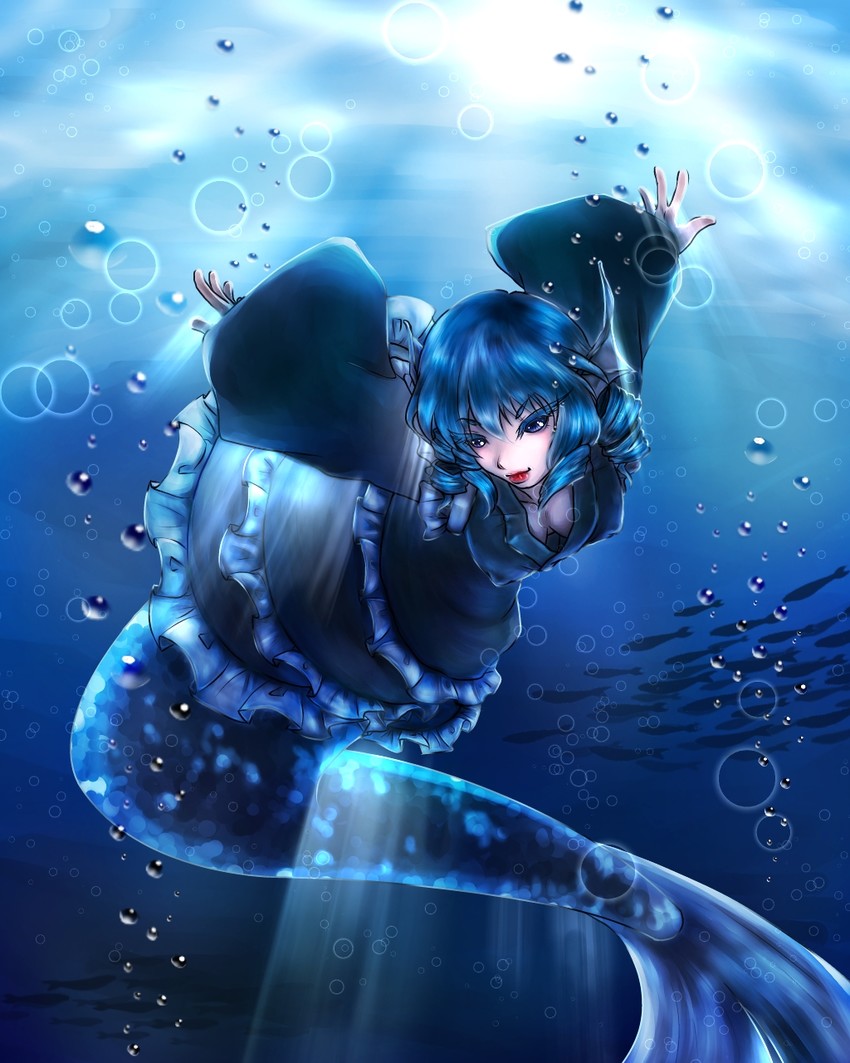 wakasagihime (touhou) drawn by sakuya_(sa_ku_yan)