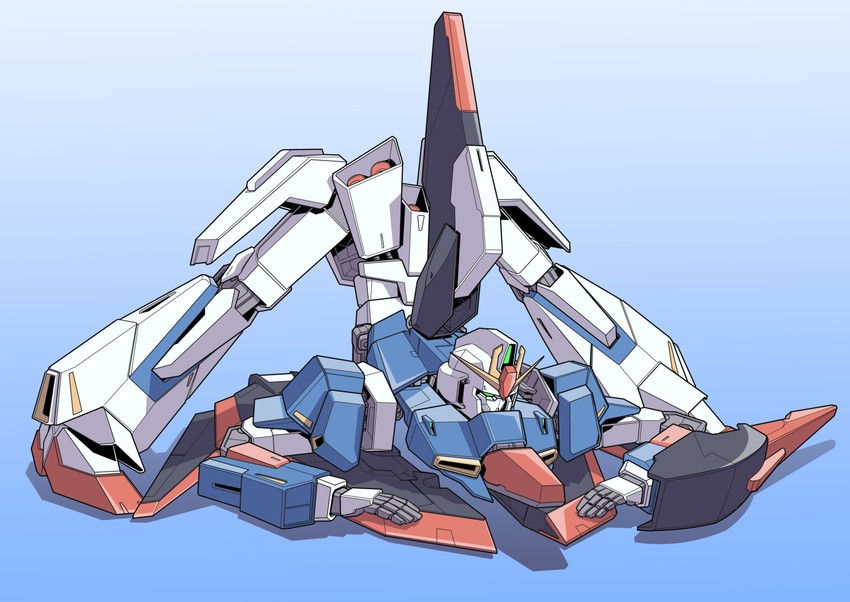 zeta gundam (gundam and 1 more) drawn by kaneko_naoya
