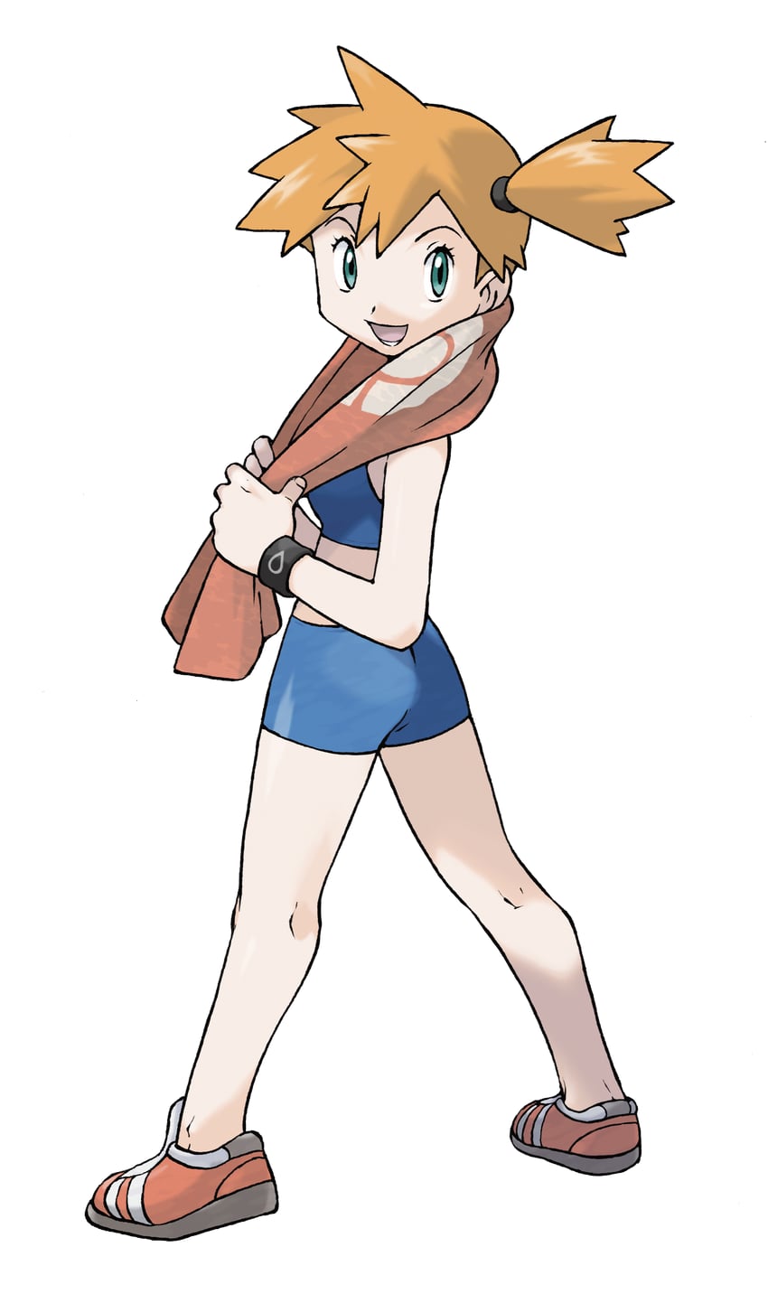 misty (pokemon and 1 more) drawn by sugimori_ken
