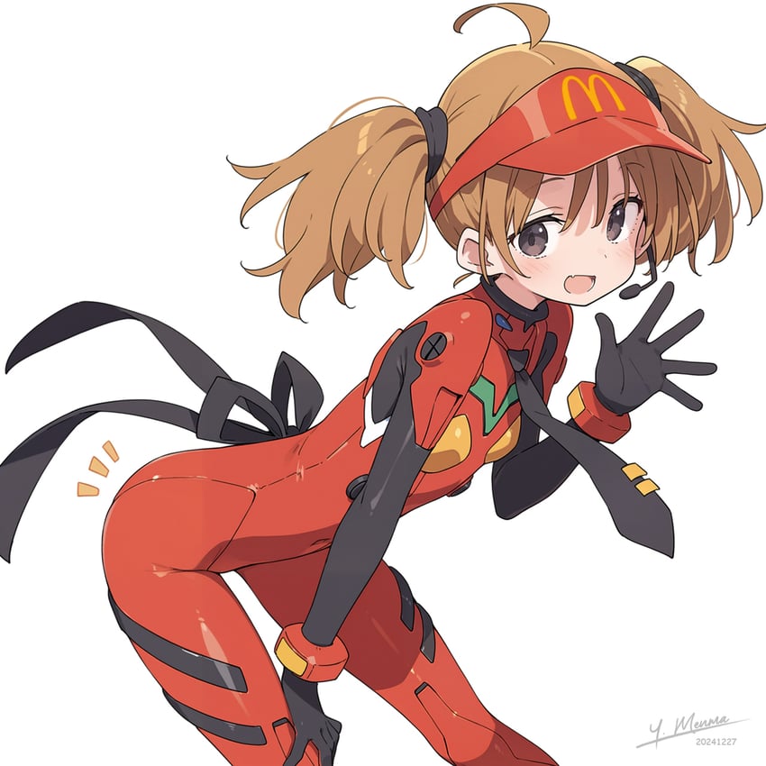 souryuu asuka langley and imadake dabuchi tabemi (neon genesis evangelion and 1 more) drawn by yuusha_menma