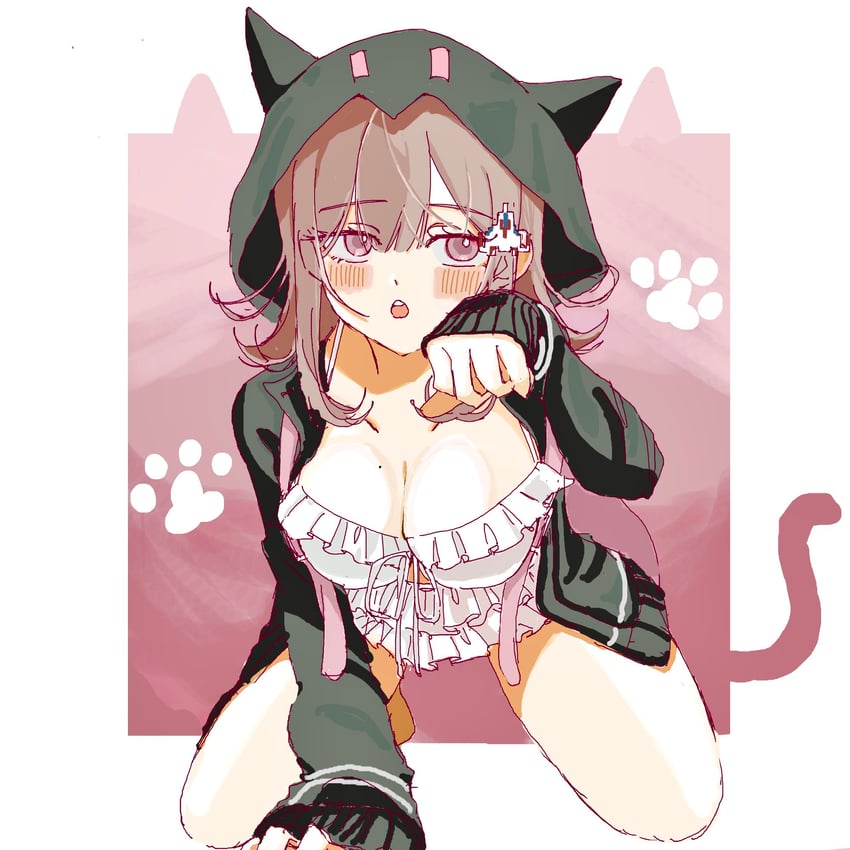 nanami chiaki (danganronpa and 2 more) drawn by cho_koko-kyu_no_washi