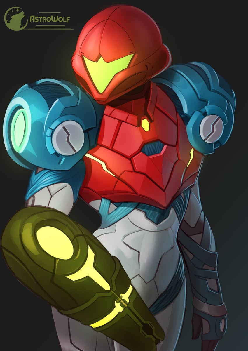samus aran (metroid and 1 more) drawn by astrowolf