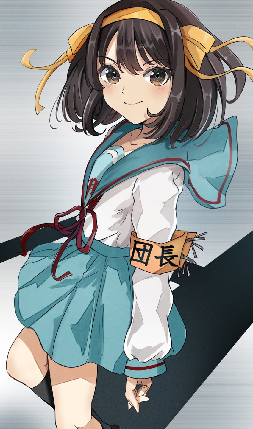 suzumiya haruhi (suzumiya haruhi no yuuutsu) drawn by sasai_tuki