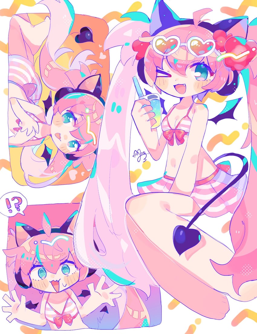 nagisa (bemani and 2 more) drawn by sushiuma_m