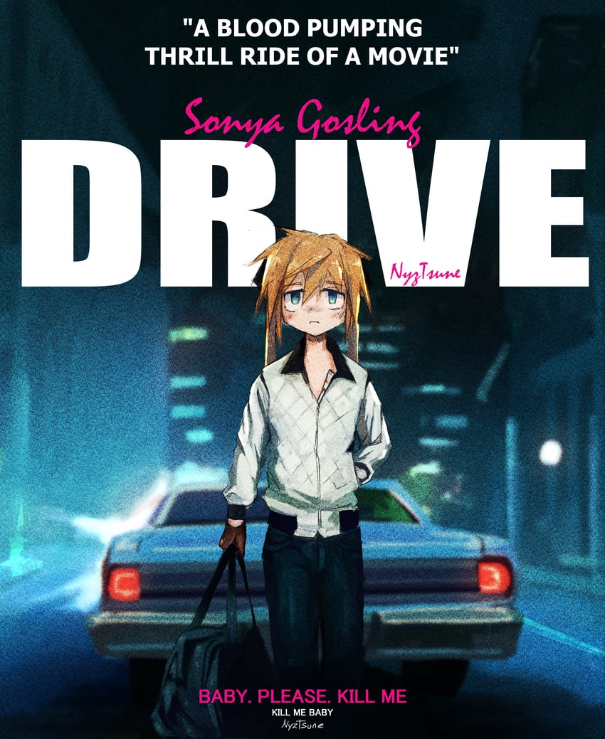 sonya and driver (kill me baby and 1 more) drawn by nagilamagykalz