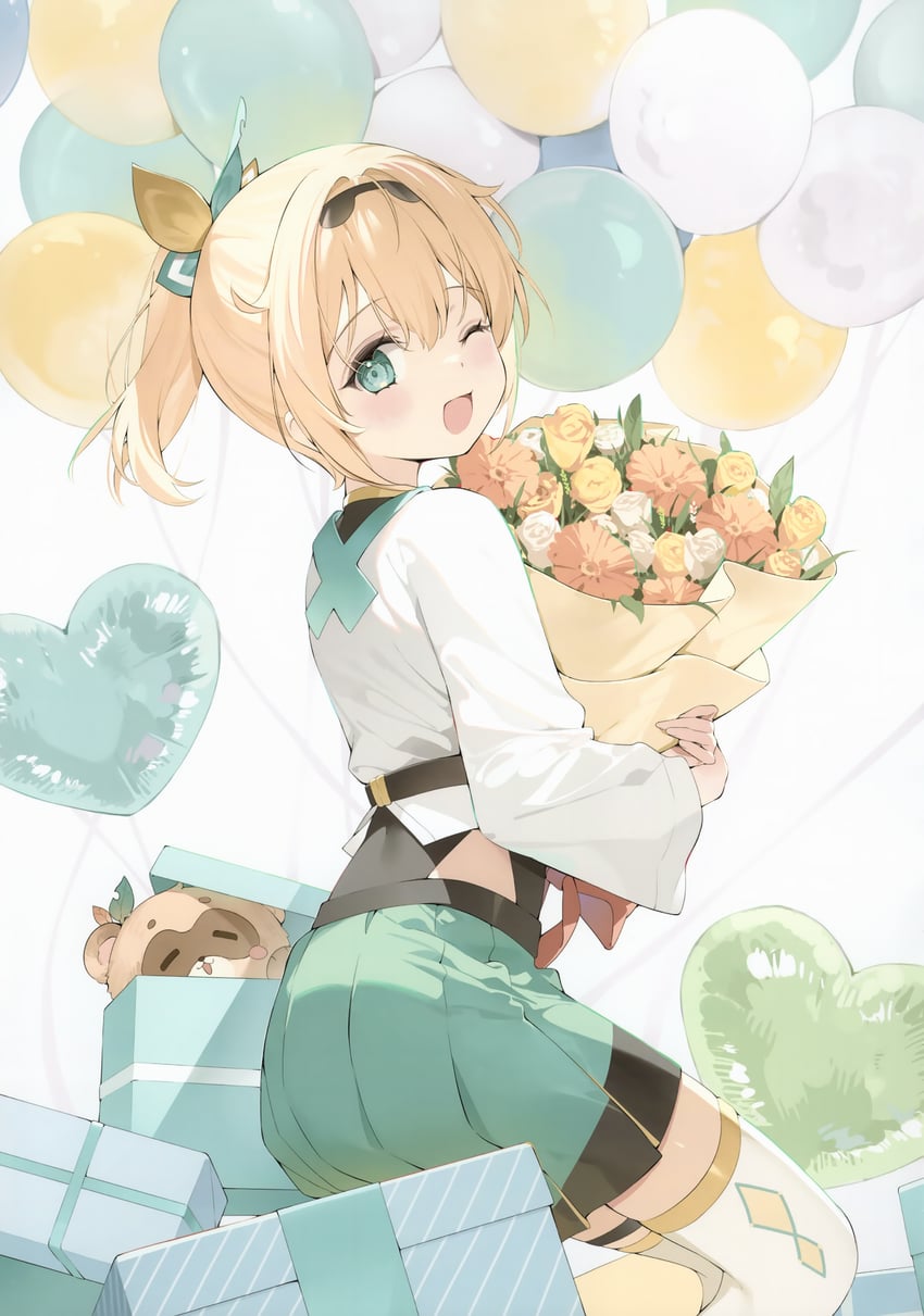 kazama iroha and pokobee (hololive) drawn by hana_mori