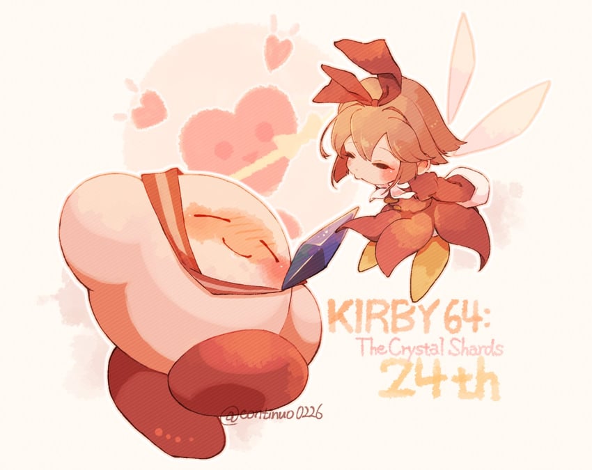 kirby and ribbon (kirby and 1 more) drawn by continuo0226