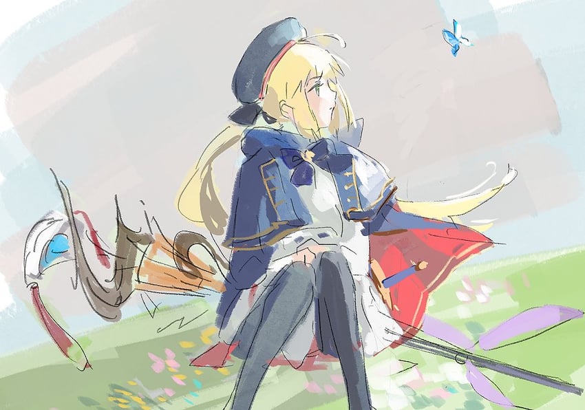 artoria pendragon and artoria caster (fate and 1 more) drawn by ubwmitekure
