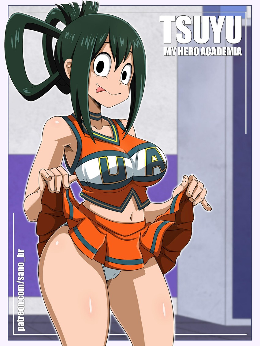 asui tsuyu (boku no hero academia) drawn by sano_br