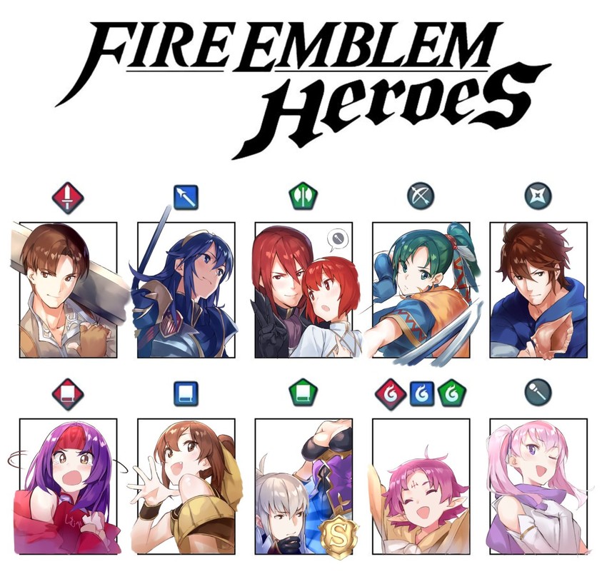 lucina, lyn, camilla, takumi, fae, and 7 more (fire emblem and 8 more) drawn by ichikei