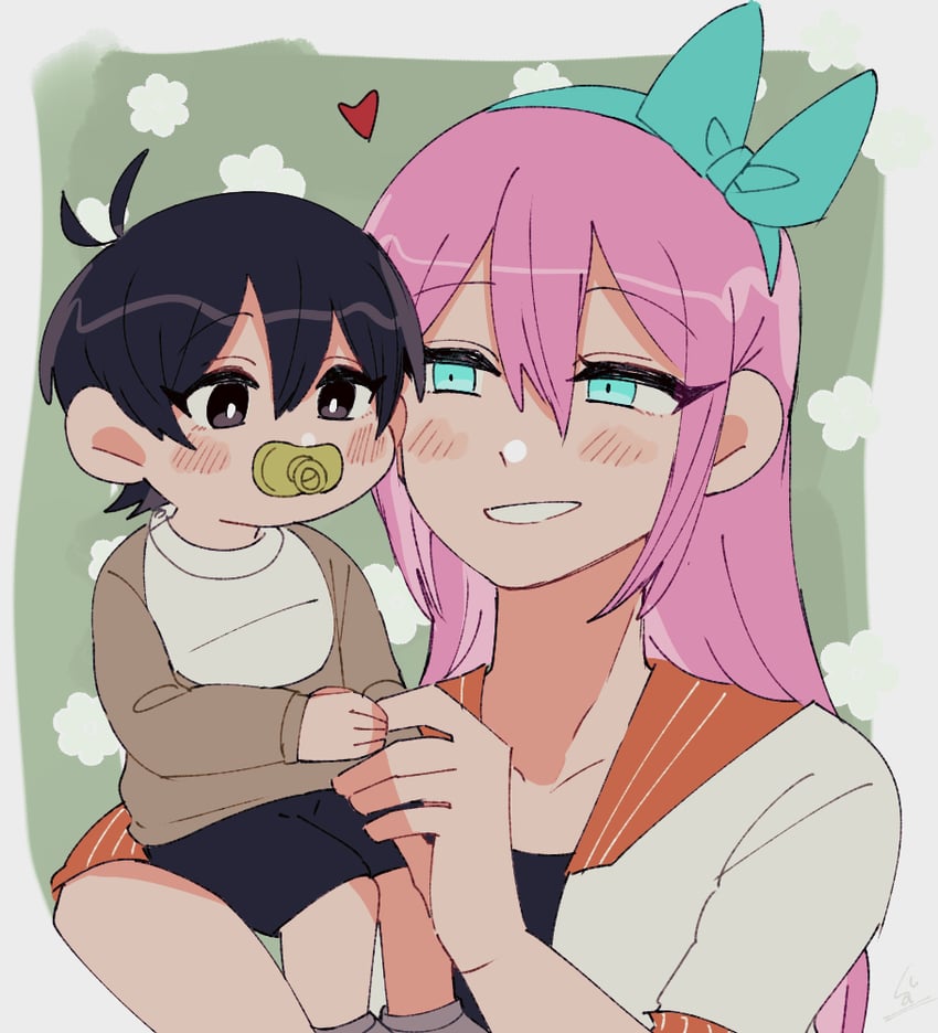 sunny and aubrey (omori) drawn by andou_(sino_spkt)