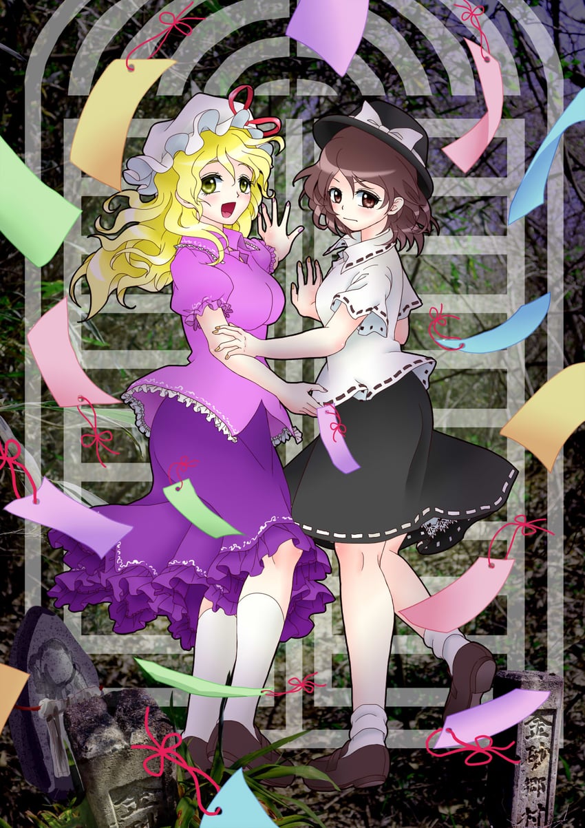 usami renko and maribel hearn (touhou and 1 more) drawn by myouga_teien