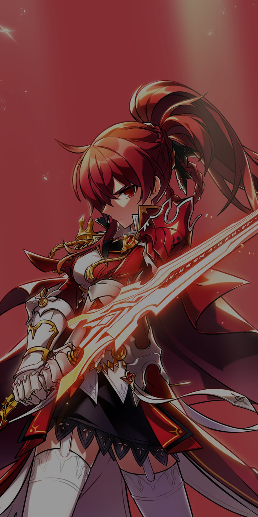 elesis and empire sword (elsword) drawn by hwansang