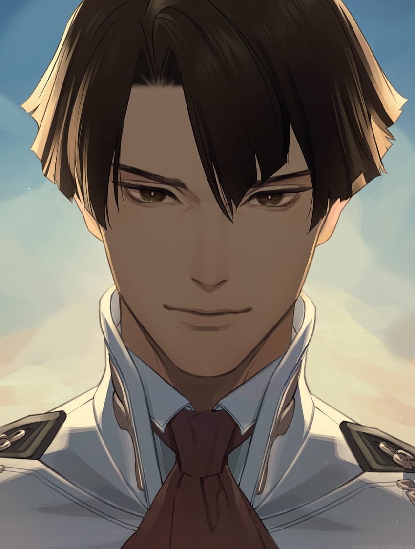 kazuma asogi (ace attorney and 1 more) drawn by kune_akiro