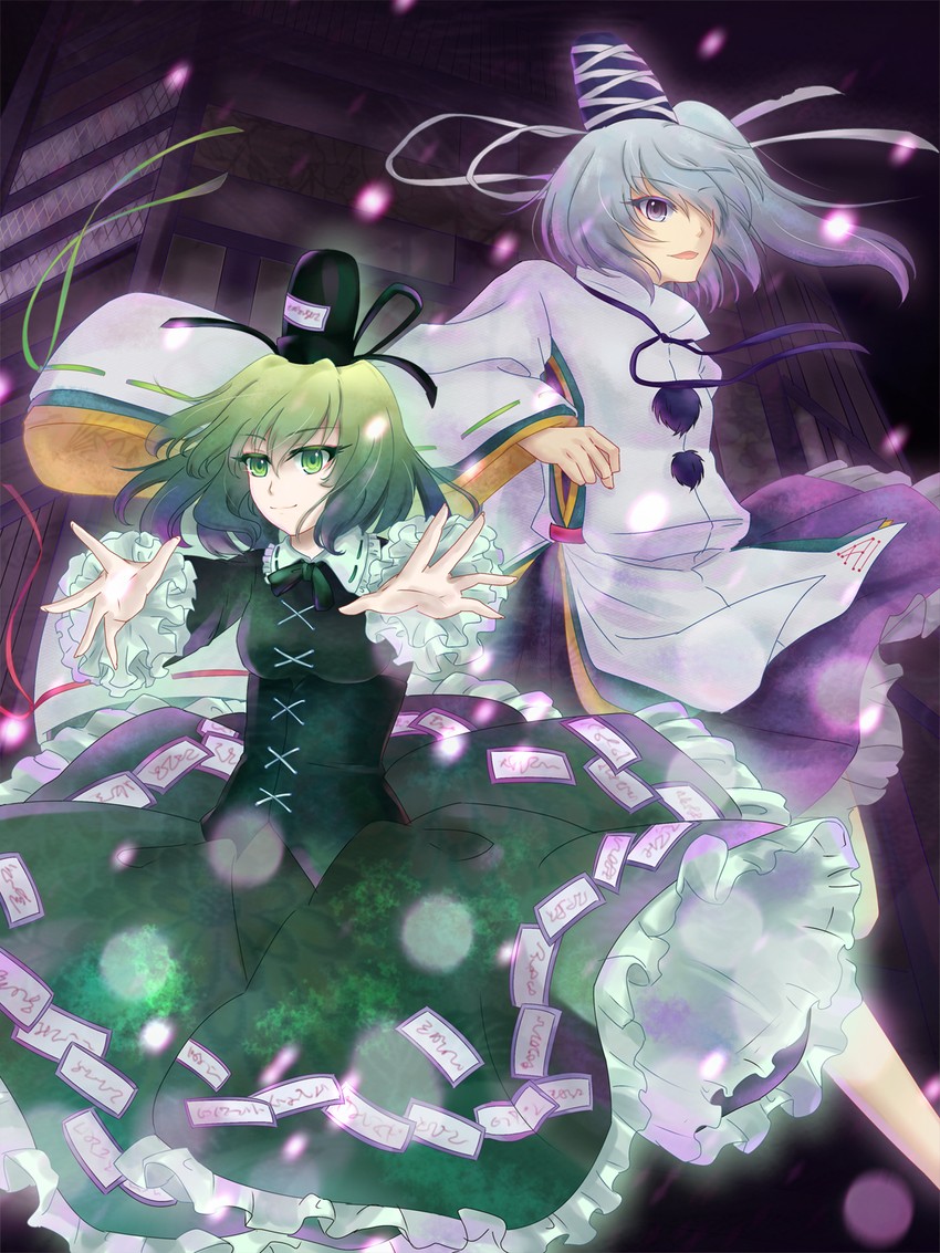 mononobe no futo and soga no tojiko (touhou) drawn by yoteichouwa