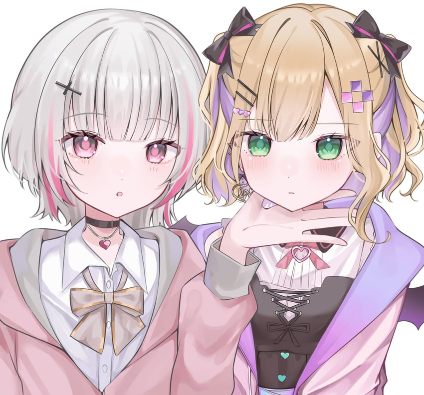 kurumi noah and asumi sena (vspo! and 2 more) drawn by yuru._(m29125567)