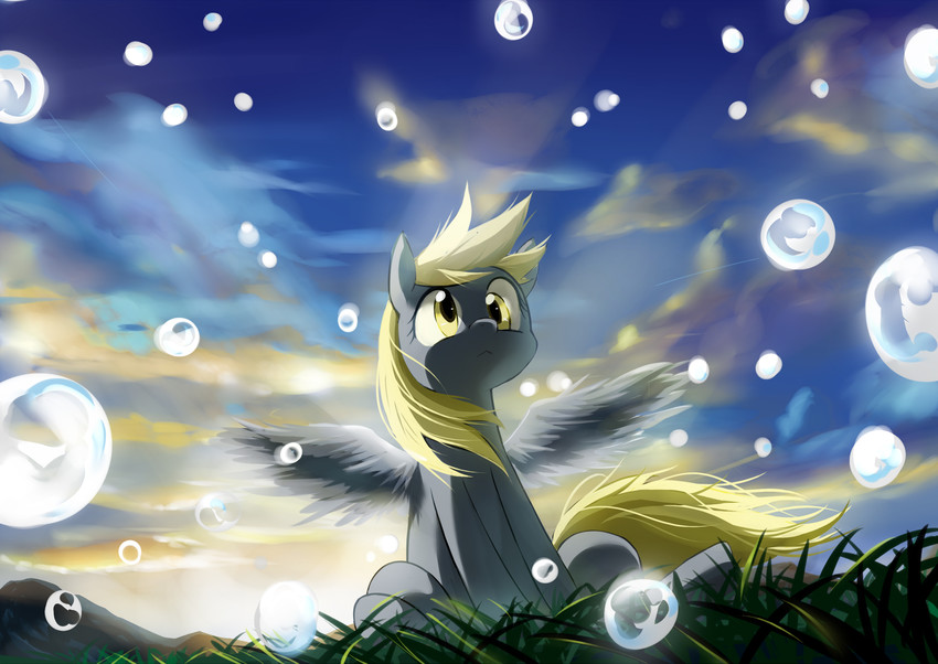 derpy hooves (my little pony and 1 more) drawn by caibao_return