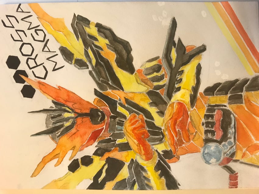 kamen rider cross-z and kamen rider cross-z magma (kamen rider and 1 more) drawn by hinata_kanata
