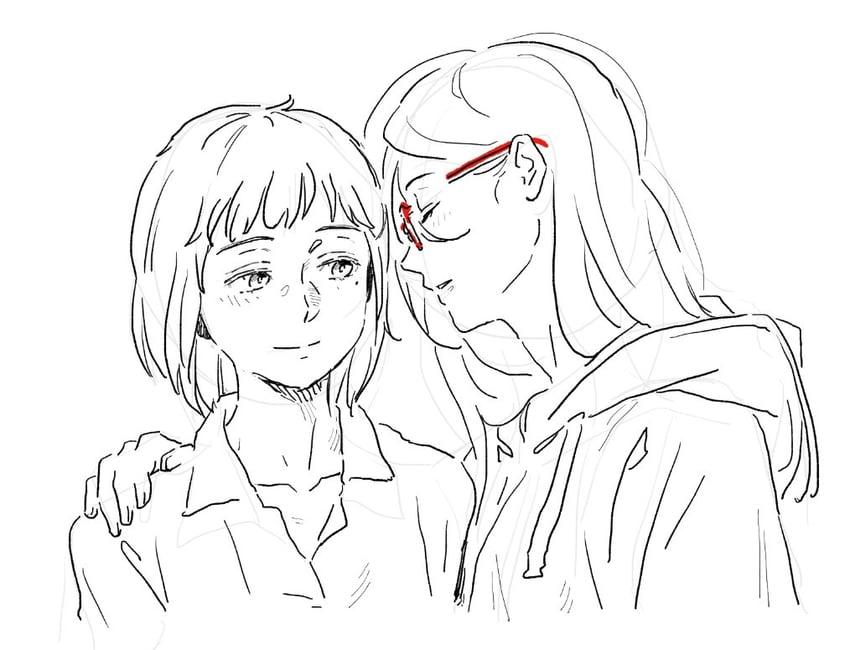 tanaka asuka and nakaseko kaori (hibike! euphonium) drawn by glub000