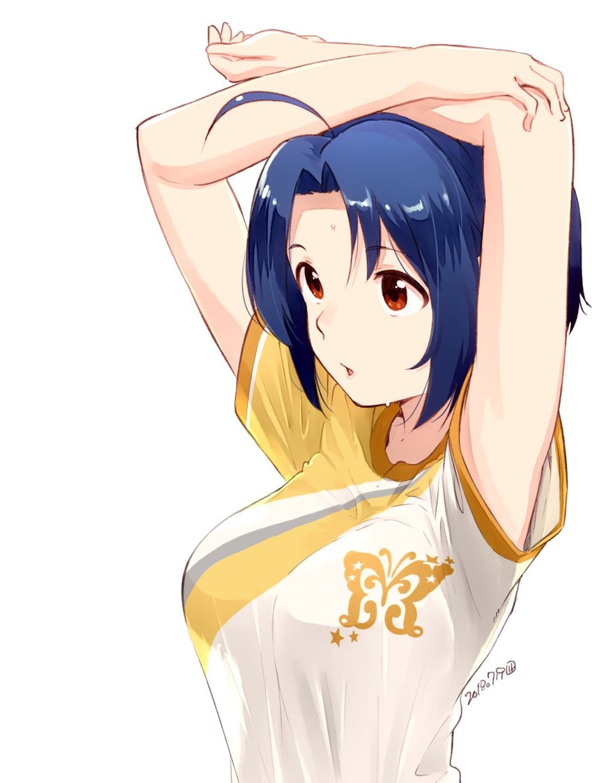 miura azusa (idolmaster and 2 more) drawn by nagian