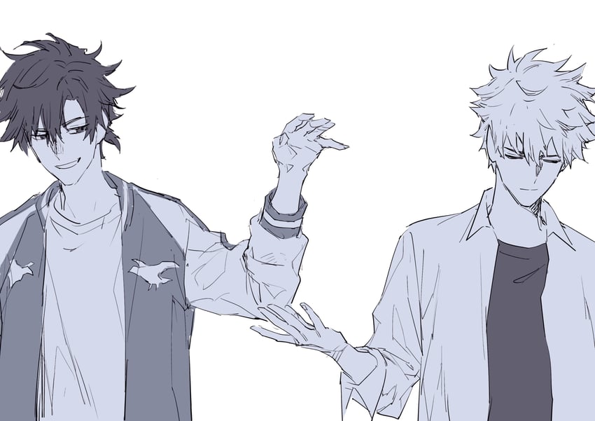 cheng xiaoshi and lu guang (shiguang dailiren) drawn by takuan_(takuanlunch)