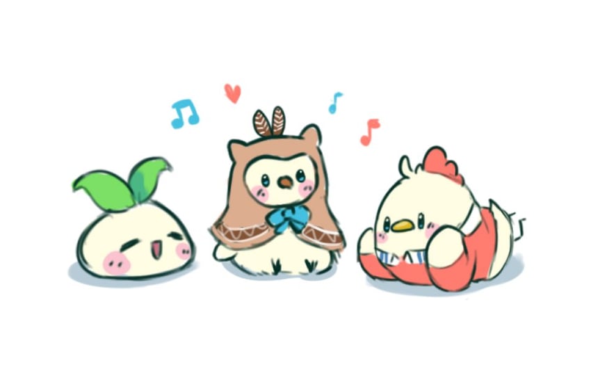 kfp employee, sapling, and hooman (hololive and 1 more) drawn by dakuma