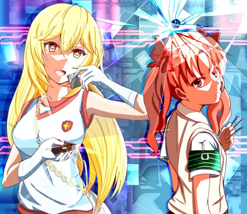 shirai kuroko and shokuhou misaki (toaru majutsu no index and 2 more) drawn by shoya_(yama1979)