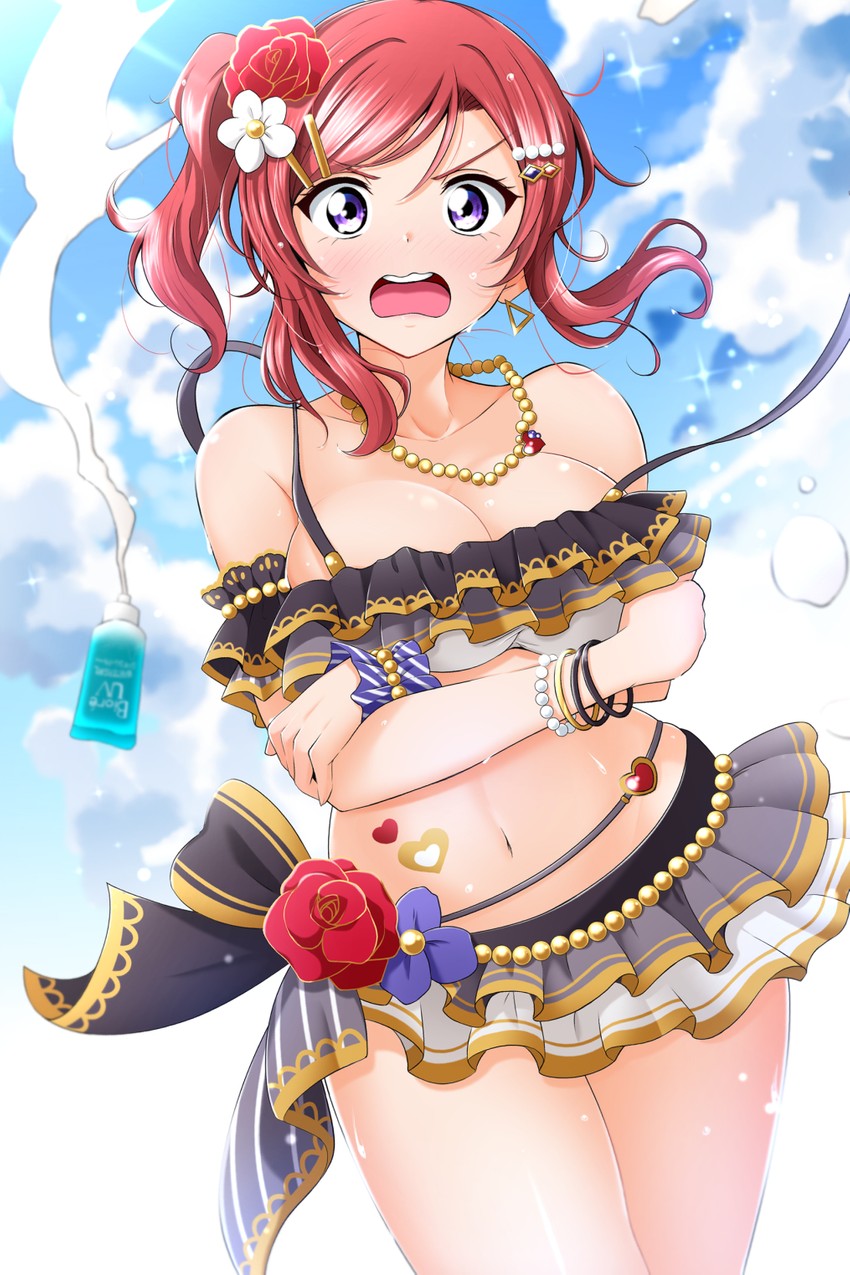nishikino maki (love live! and 1 more) drawn by kirisaki_reina