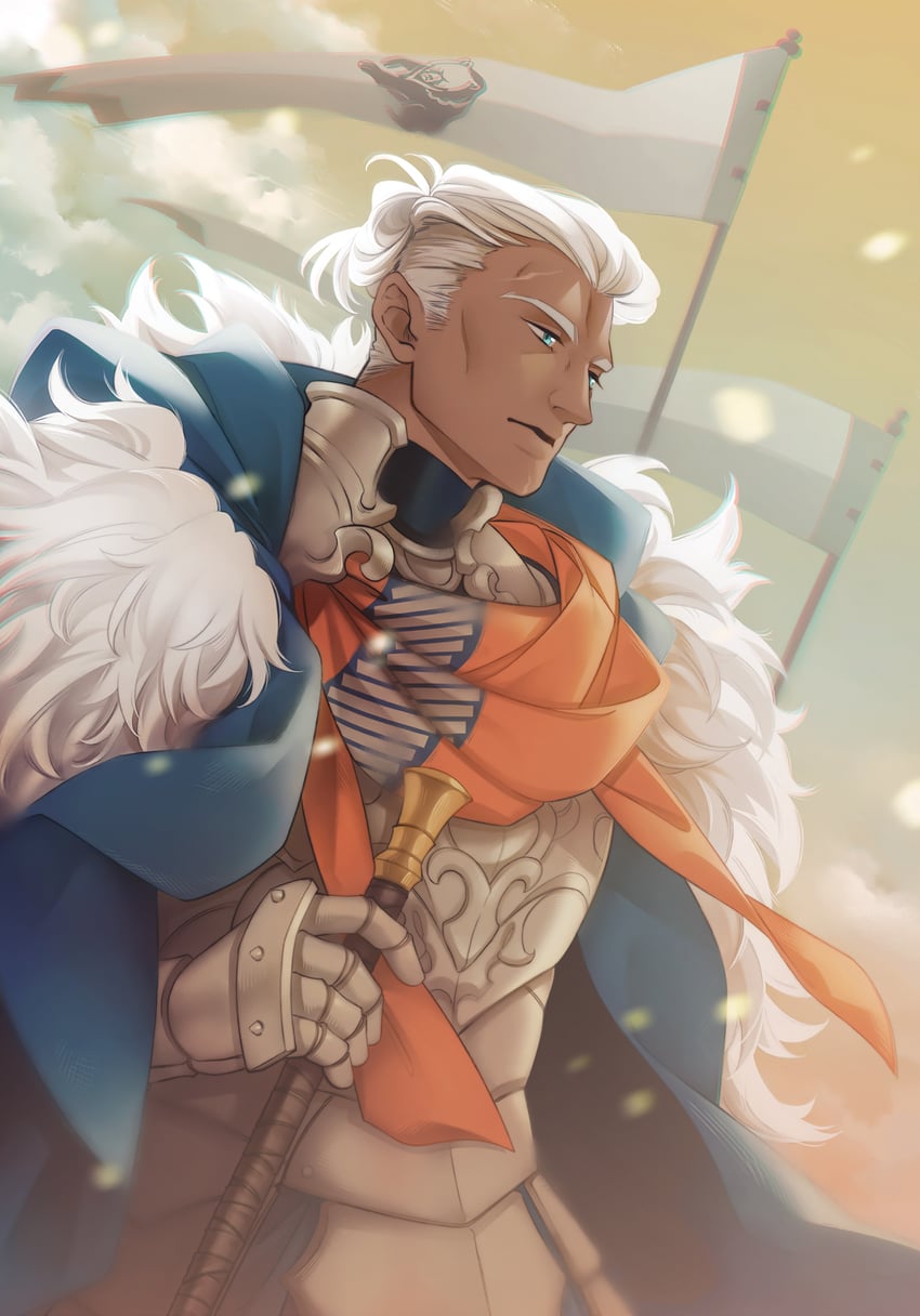 dedue molinaro (fire emblem and 1 more) drawn by ruebird