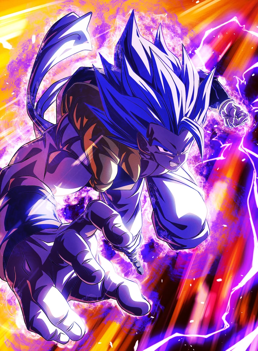 gogeta (dragon ball and 2 more) drawn by sekitsuki_hayato