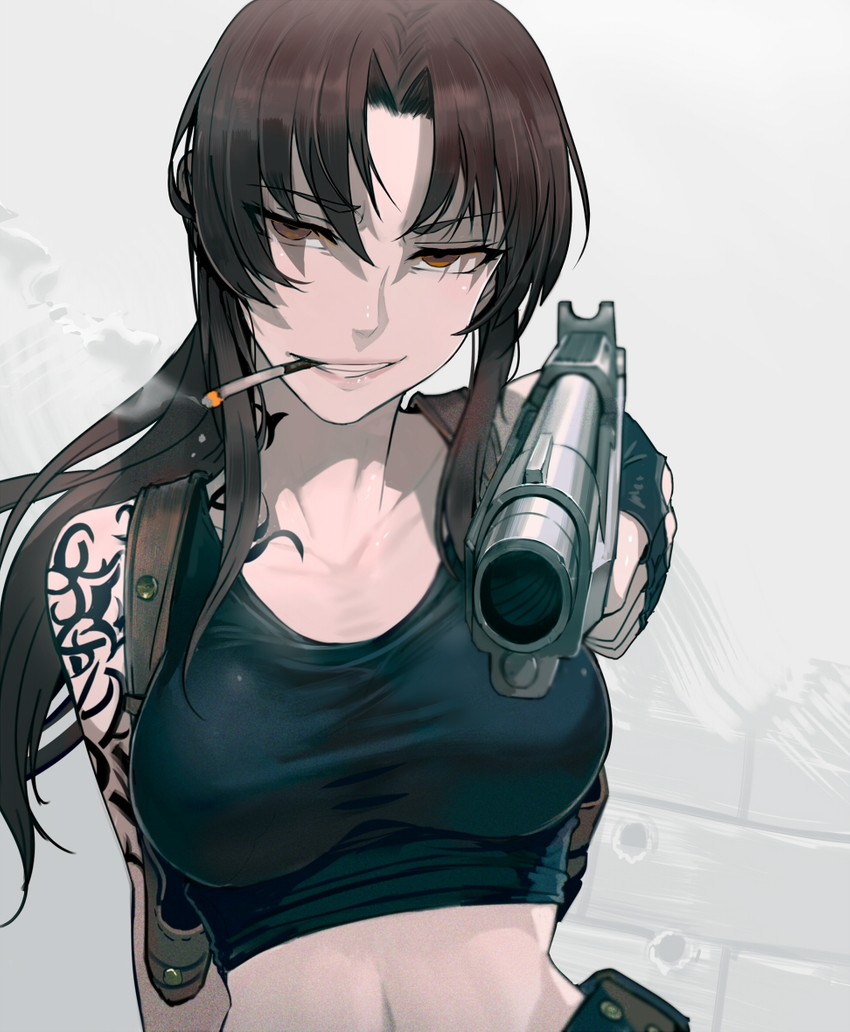 revy (black lagoon) drawn by walzrj